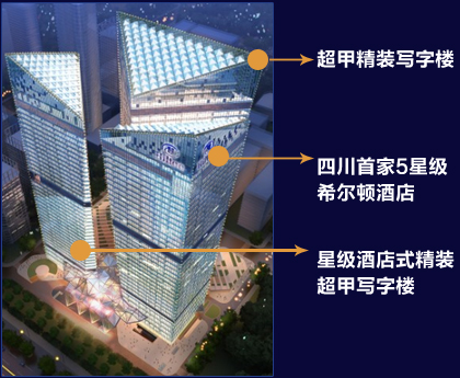 成都希顿国际广场让成都有了比肩世界的理由